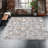 Esterley Abstract Area Rug in Ivory/Gray-845802769