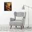 Art mural sur toile 20 po x 24 po Wildlife Fox Family