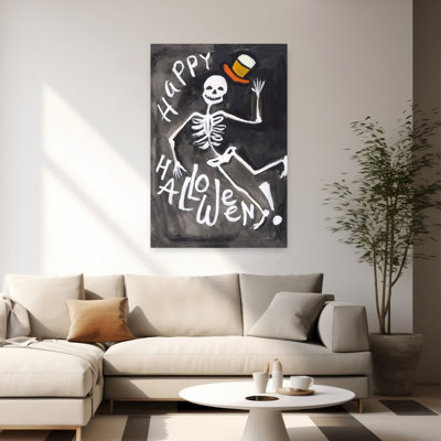 Joyeux Halloween, art contemporain abstrait