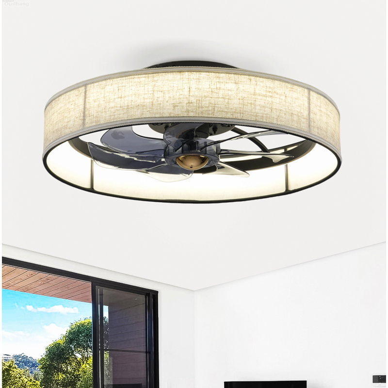 Ventilateur de plafond carré réversible 6 vitesses à moteur DC, Square