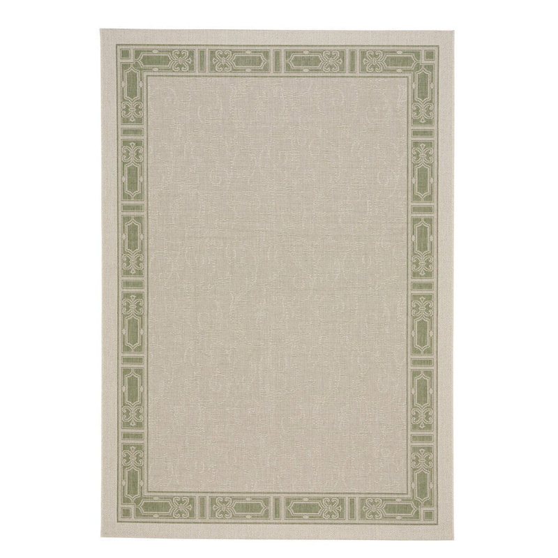 Stannard Oriental Indoor / Outdoor Rug, Rectangle 3'11" x 5'6"