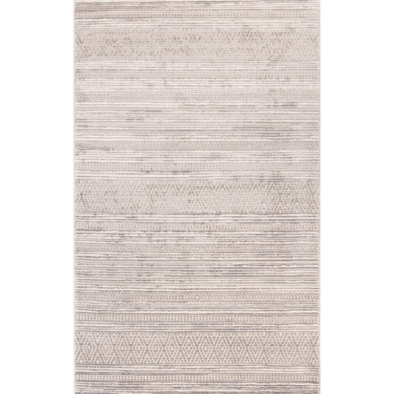 Luxurious Area Rug, 6.6 x 9.5 Feet, Grey, Beige & Brown | 60% Polypropylene & 40% Polyester, 1500 g/m² | 7 mm Pile Height, 461,000 Thread Points | Vacuum Friendly, Spot Clean Only, Elegant Design for Home Décor