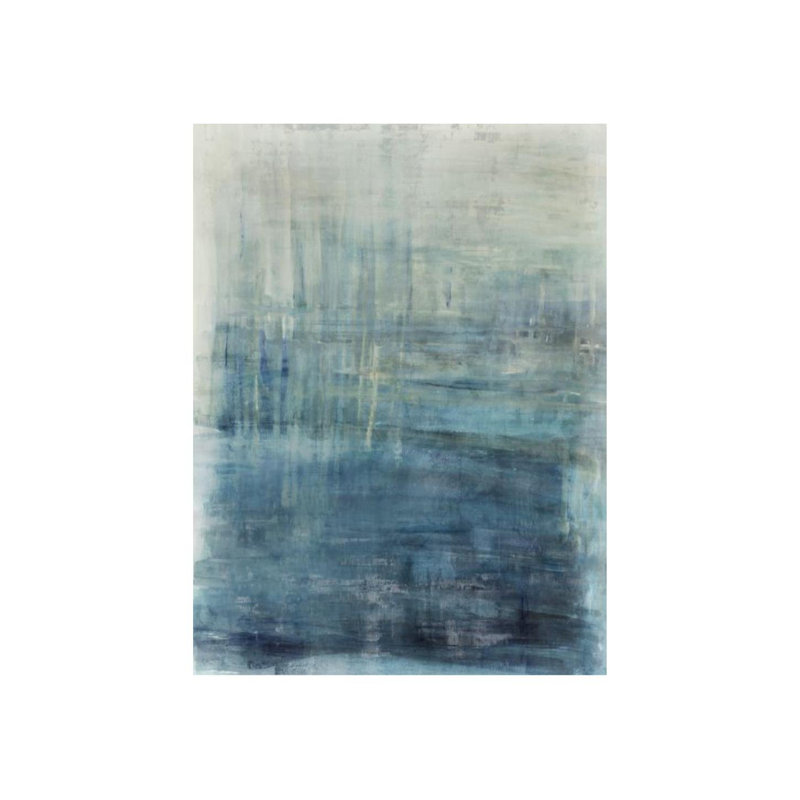 Crossover par Sonia Noir - Peinture, Couche de verre, H 53 po x l 40 po x P 1,5 po