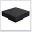 Table basse carrée cannelée élégante 31,6 po avec plateau de 7,1 po d'épaisseur ON-TREND, table de bout tambour moderne, table centrale minimaliste avec base robuste pour le salon, assemblage facile-1054358831