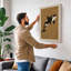 Orca Rising Minimalist - Wrapped Canvas-696722741-696722742