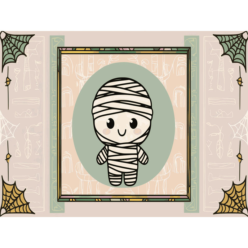 Tapis de vacances d'Halloween The Holiday Aisle®, Rectangle 4pi x 6 pi
