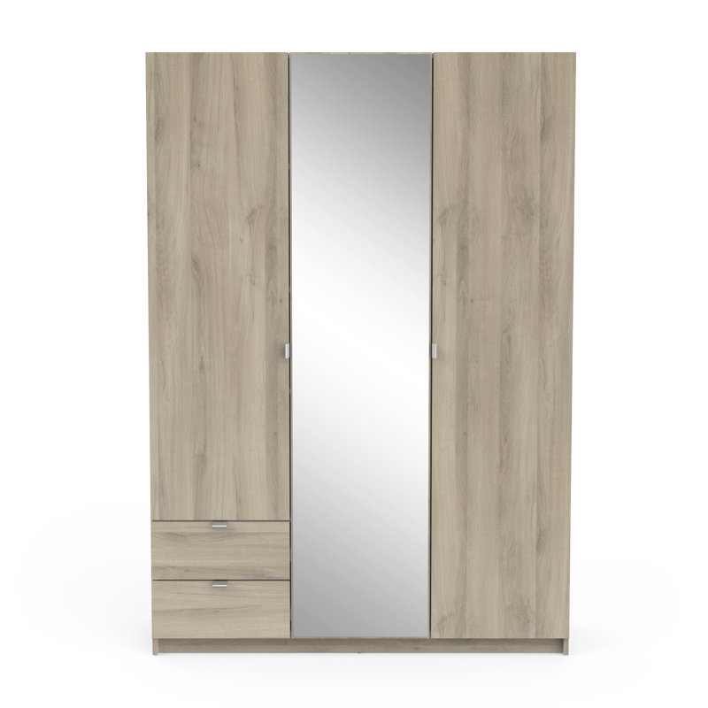 Birkan 3 Door Manufactured Wood Wardrobe