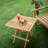 Square Folding Outdoor Side Table , 20'' in. W 20'' in. D
