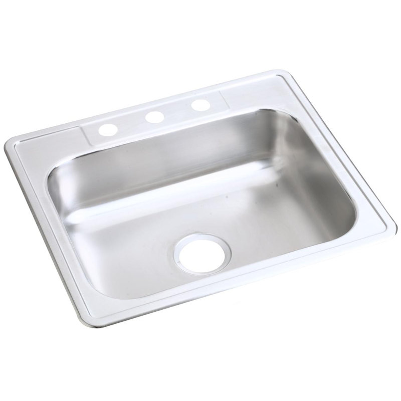 Évier de cuisine encastrable L 25 po x l 22 po Dayton, 1 trou