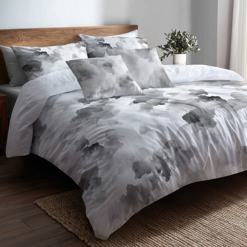 Ensemble de literie 6 pièces Abstract, King Comforter + 5 Additional Pieces