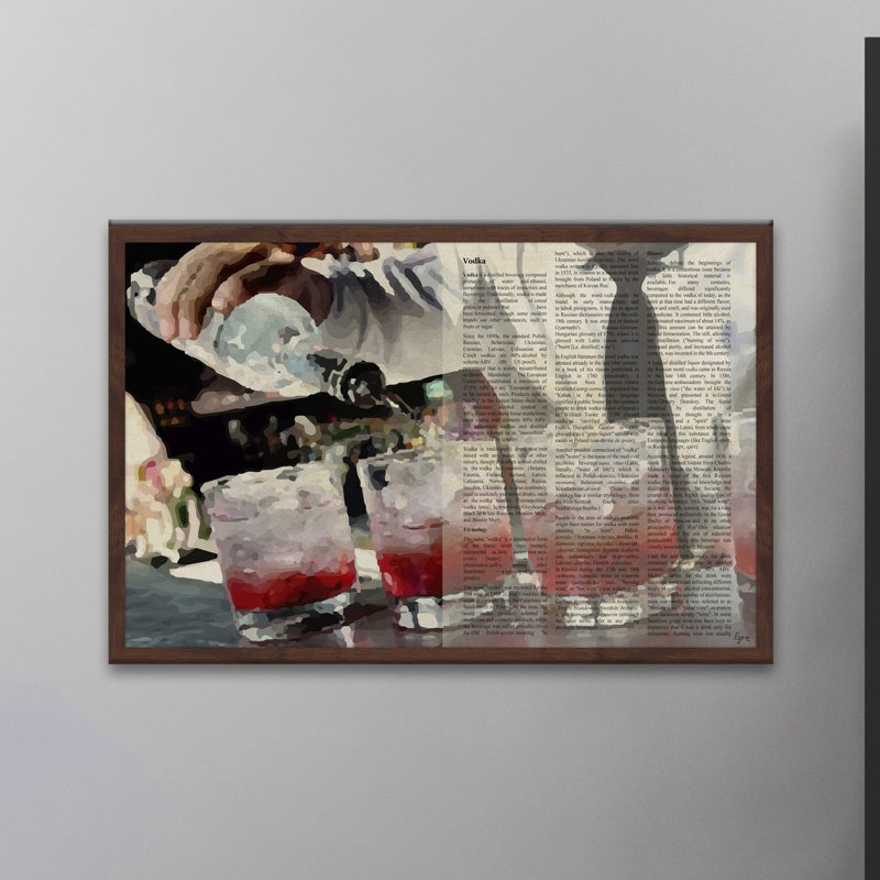 " Mixologist " by Eyre Tarney, 24" H x 36" W x 1.5" D