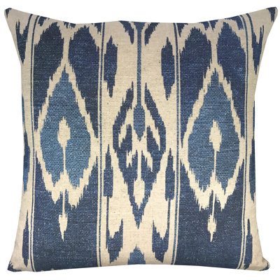 Ikat Shibori Throw Pillow