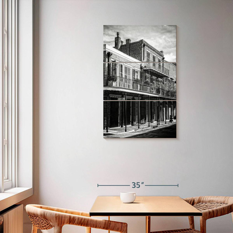 Nicci Black NOLA - New Orleans balcon, H 57 po x l 36 po