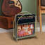 Brass Floor Magazine Rack