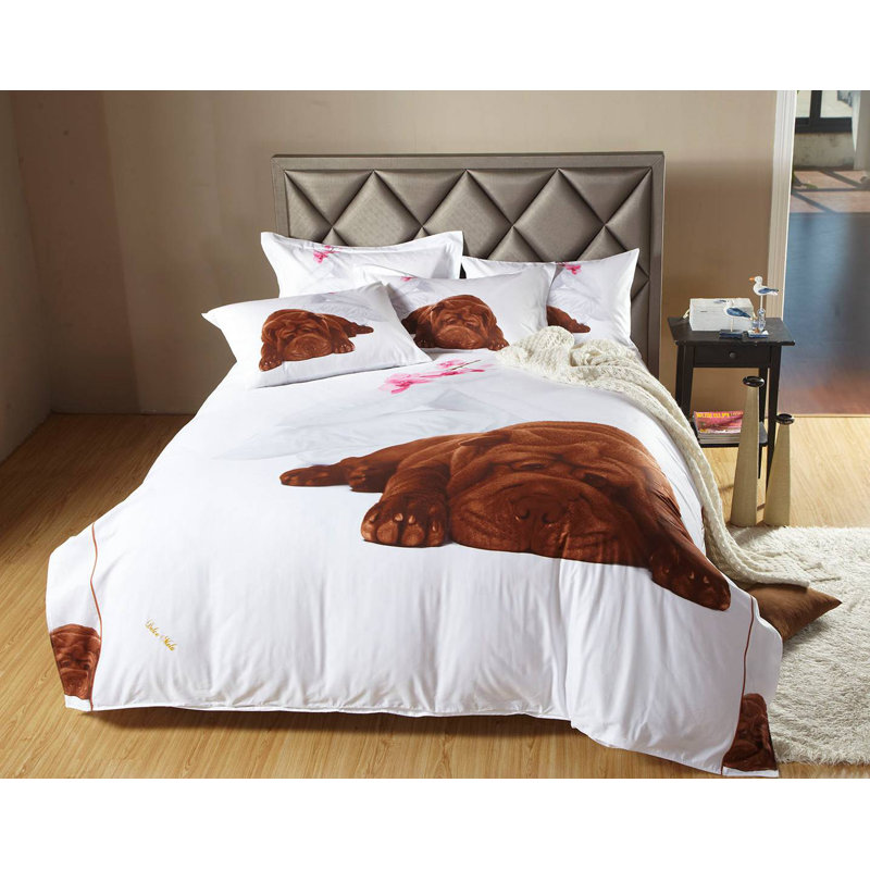 Ensemble de housse de couette Sleepy, Housse de couette pour grand lit et 5 pièces supp