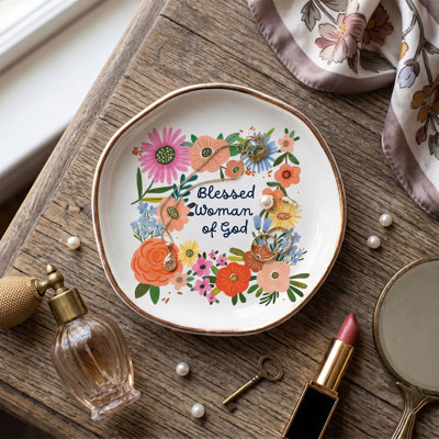 Trinket Tray Blessed Woman Of God 4.5"