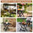 Wood Patio Folding Side Table-1422700446