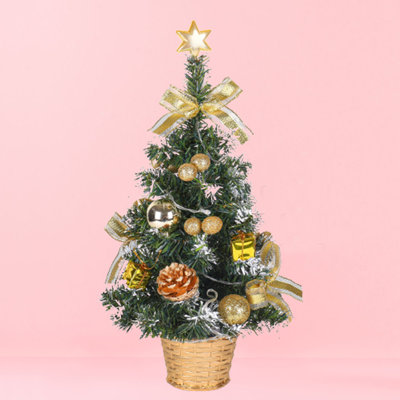 17.7' Lighted Pine Christmas Tree