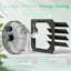 Ventilateur de volet 18 pouces Cammoo avec contrôleur d'humidité et de vitesse à écran tactile, ventilateur mural à 10 vitesses pour grenier, serre, garage, poulailler