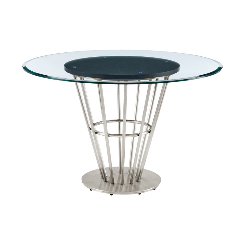 Table de salle à manger Jaresha, Argent