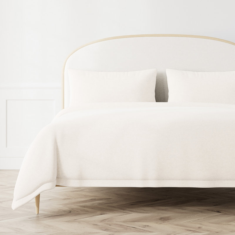 Isla Duvet Cover, King Duvet Cover, Quartz