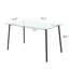 Table en verre de style moderne-1488986220