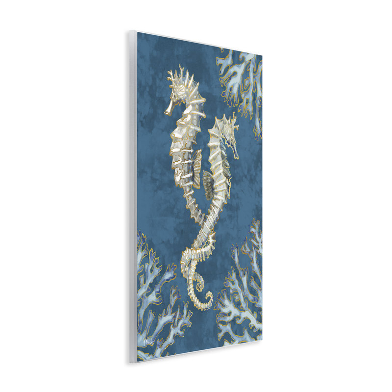«Seahorse» par Paul Brent, H 15 po x l 10 po x P 0,5 po
