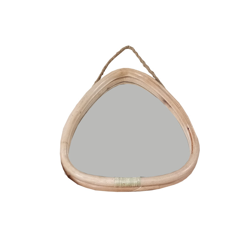 Sushmita Rattan Flat Wall Mirror