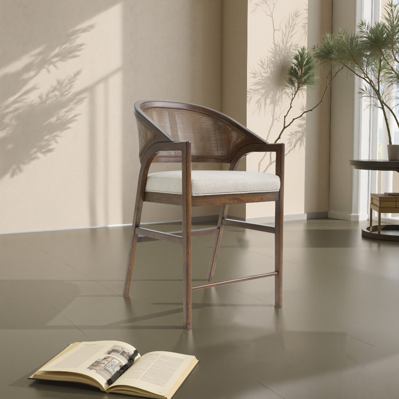 Ensemble de 2 tabourets de bar LC Direct, Brun