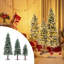 Lighted Artificial Pine Christmas Tree