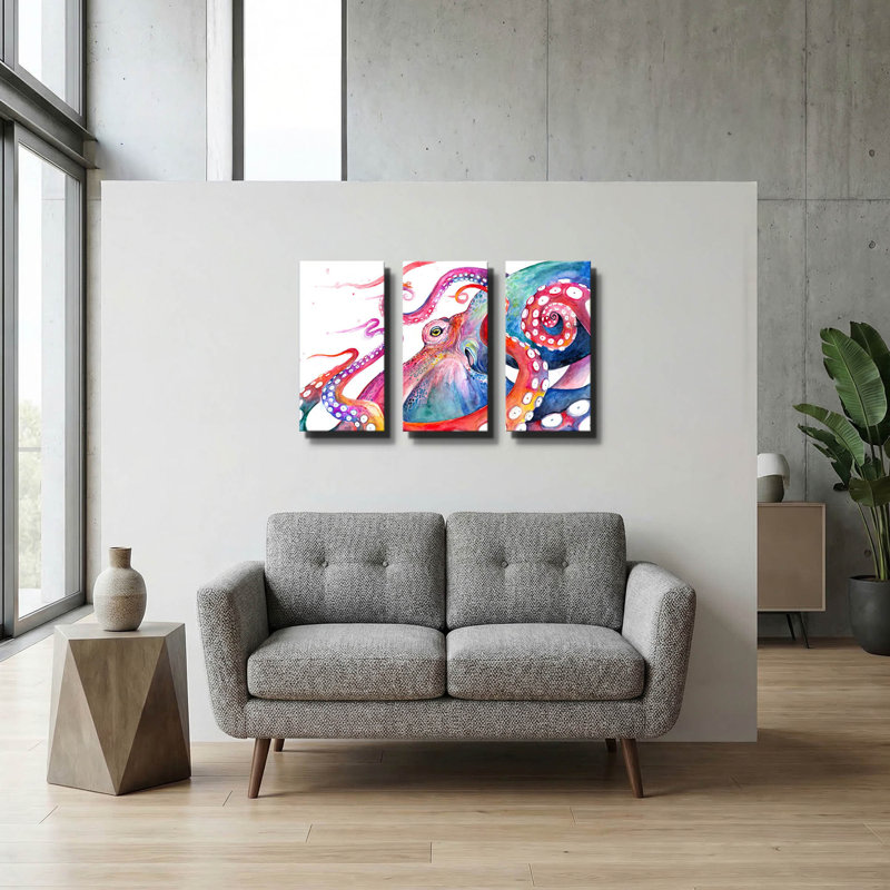 « Auguste » de Marc Allante, triptyque mural, 91,4 cm x 61 cm, 78 po x 34 po