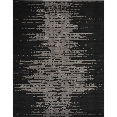 Tapis noir / gris Sanatoga