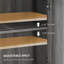 Armoire décorative élégante et fonctionnelle avec plusieurs compartiments de rangement, panneau à haute densité pour la durabilité et surface facile à nettoyer pour une organisation sans effort-881263893