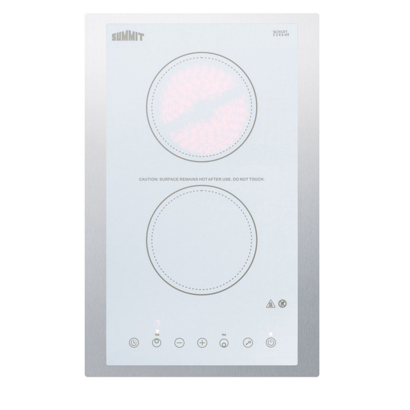 Summit Appliance Electric Cooktop, White