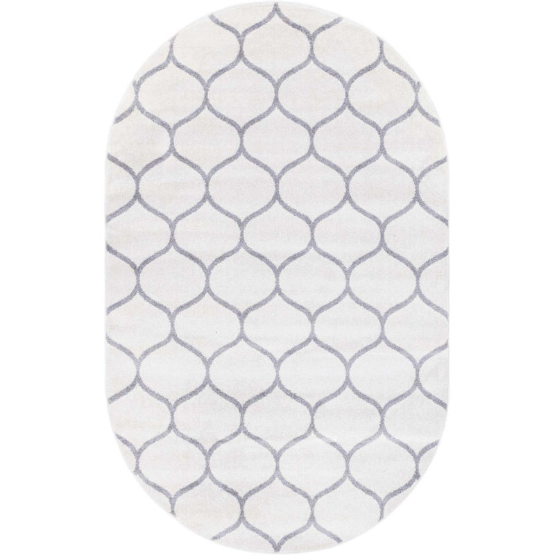 Tellaro Abstract Indoor Rug, Oval 5' x 8'