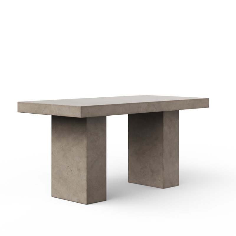 Table de salle à manger Kareen, Gris foncé, Table de comptoir (hauteur de 36,25 po), L 70,75 po x l 35,5 po