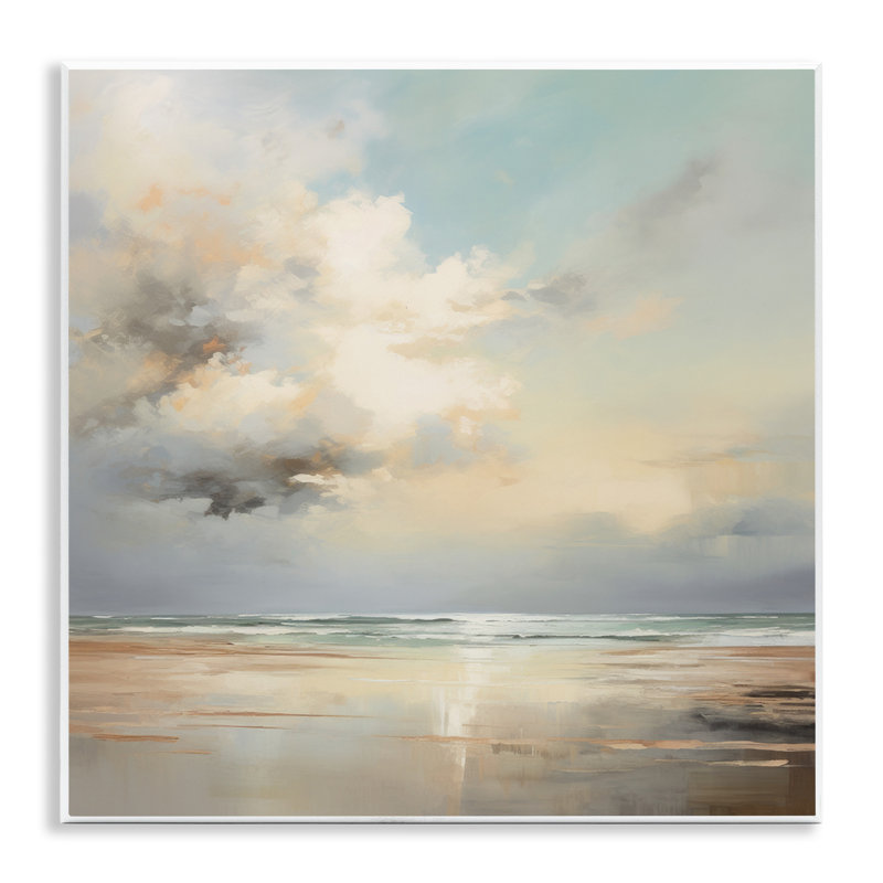 Tranquil Blue Shores Wall Plaque, design by Raymond Powers