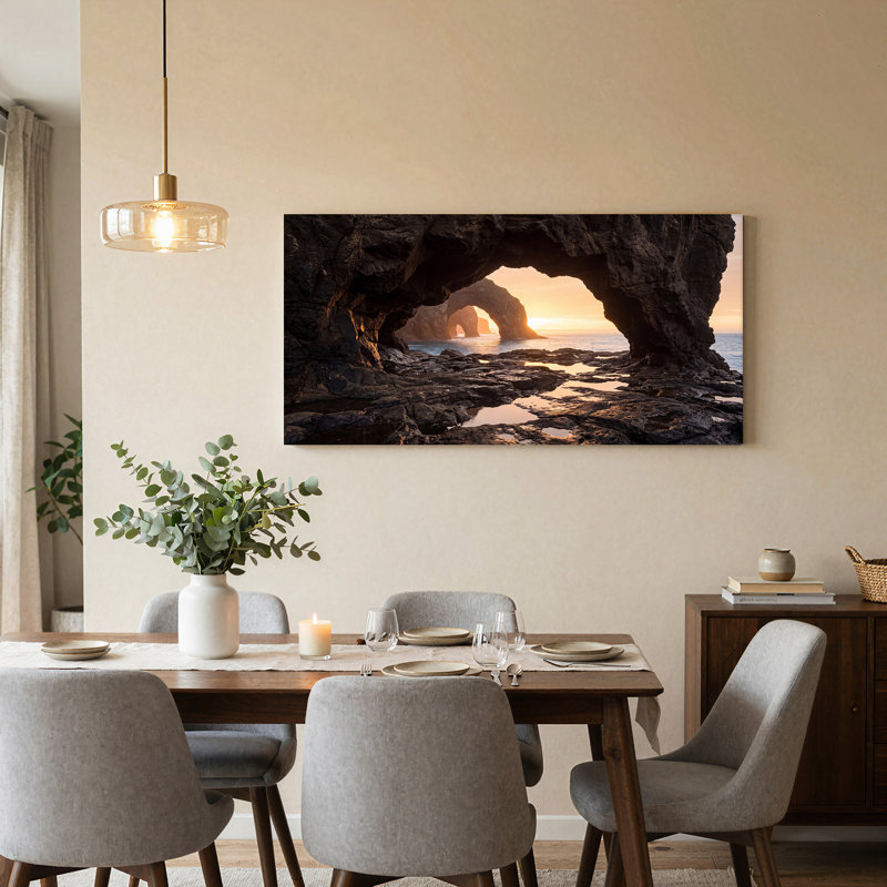 Art mural sur toile Rocky Coast, L 40 po x H 20 po