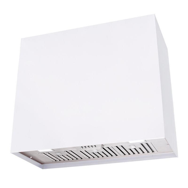 Hotte murale à conduit 600, H 30 po x l 36 po x P 14 po, Blanc