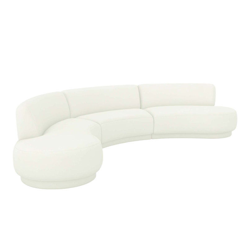 Canapé modulaire Nuage, Coquille de chenille, Face à la gauche