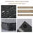 Koville Luxury Marble Granite Cutting Board for Kitchen,Rectangle, 12*8in, Via Lactea