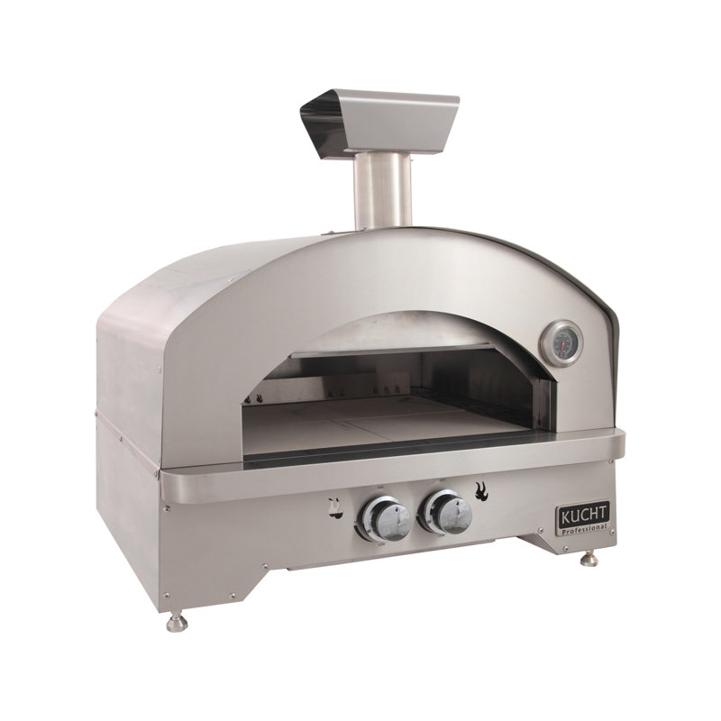 Outdoor/Indoor Portable Propane Gas Pizza Oven, Stainless Steel