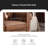 Navas 88.5" Vegan Leather Chesterfield Sofa-1433054611