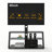 Multi-Function Angle And Height Adjustable Tempered Glass  TV Stand