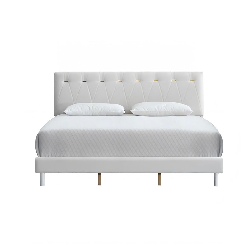 Sinclair Bed WHEAT (matelas non inclus), Grand lit