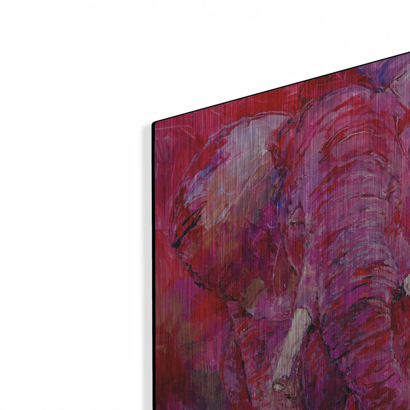 «Pink Elephant» par Richard Wallich, H 24 po x l 16 po