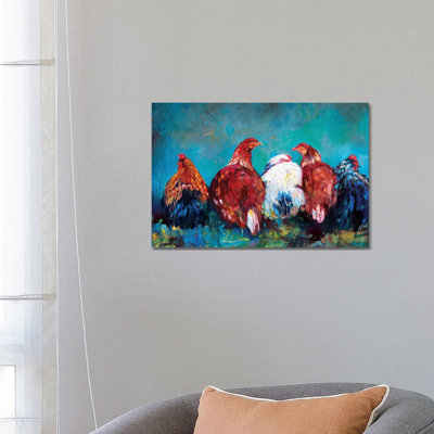 Hen Hen Friends par Sue Gardner - reproduction d'art