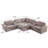 Annistyn Corduroy Upholstered Power Reclining Corner Sectional-98751734