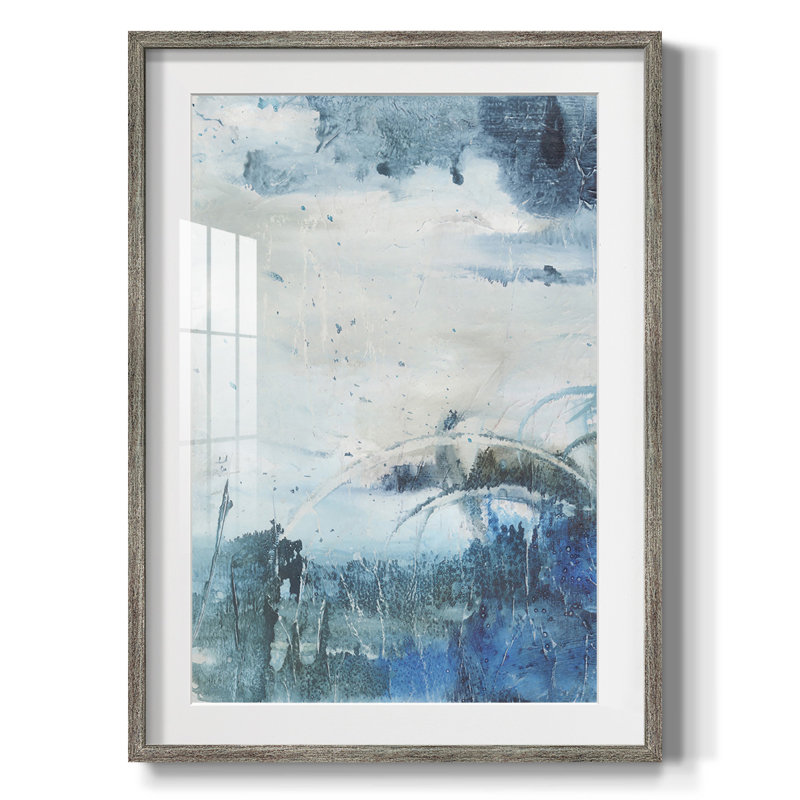 Coastal Seas II -Framed Print, Distressed, 25.5" H x 17.5" W