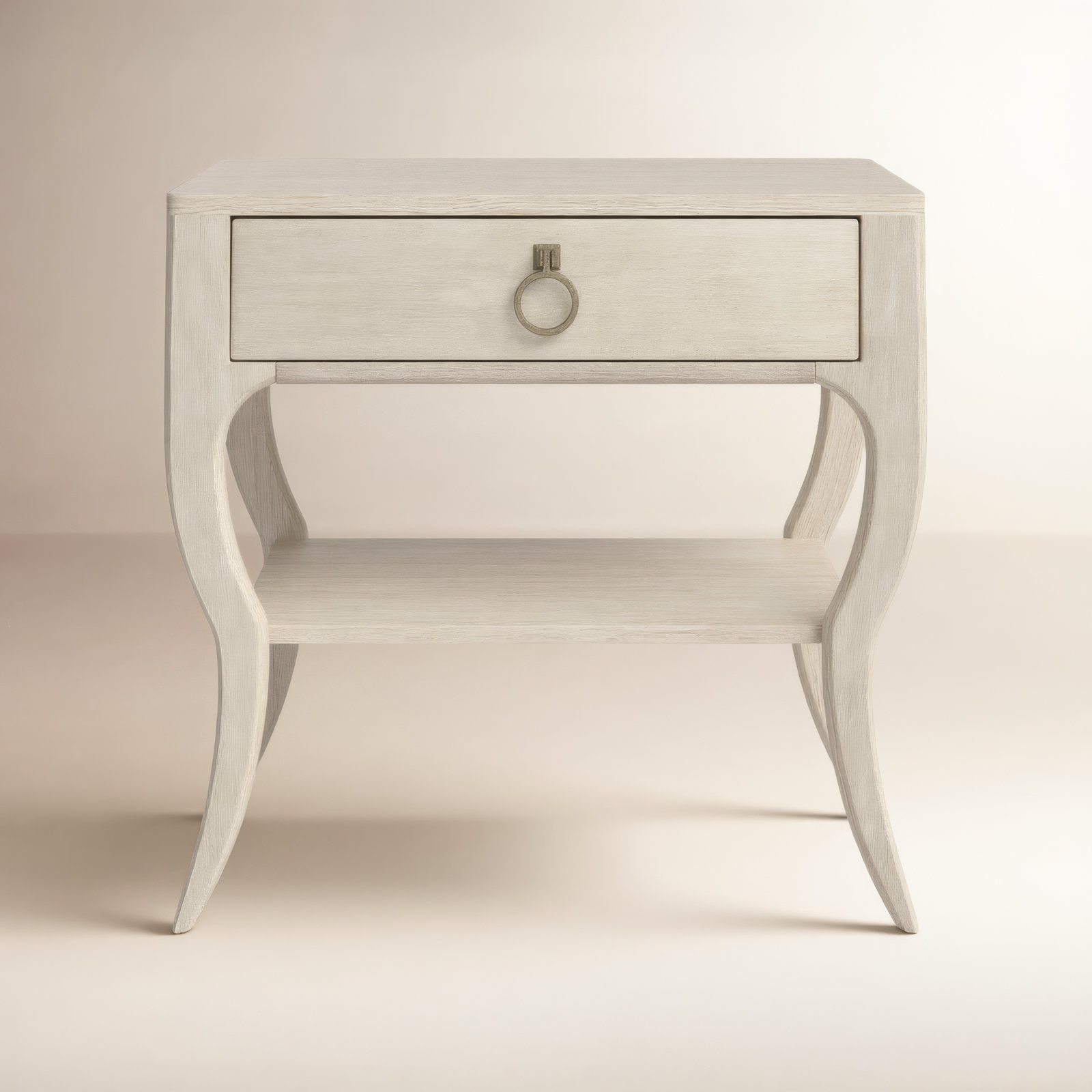 Regan 1-Drawer Nightstand, Champagne